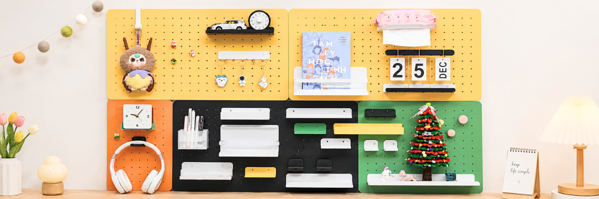 Kệ treo mô hình, dụng cụ | Phụ kiện chỉ dành cho Pegboard Dola Home