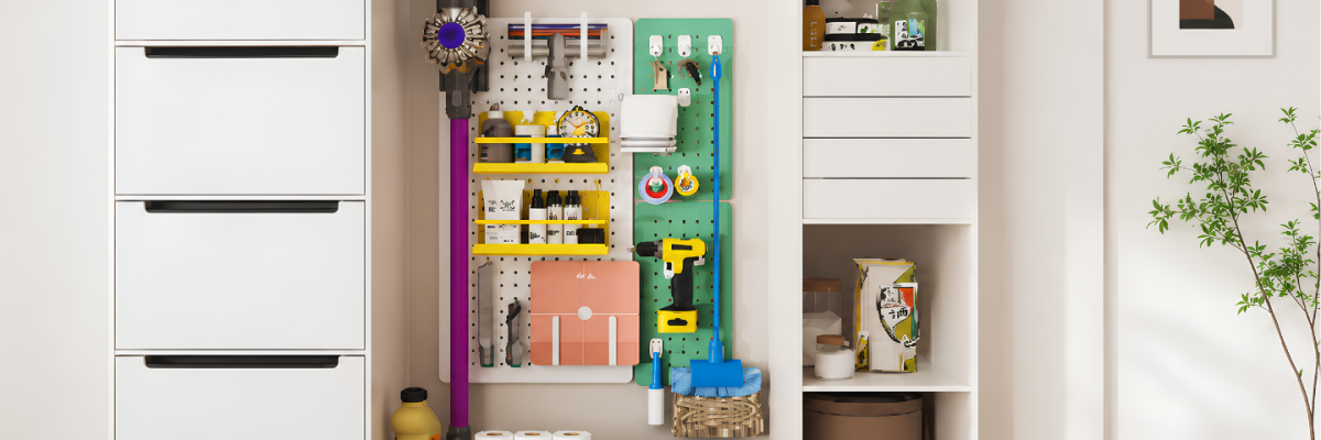 Bảng lỗ Pegboard máy hút bụi