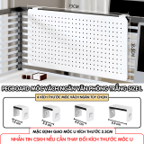Pegboard móc U vách ngăn - Bảng 73*36.5cm trắng