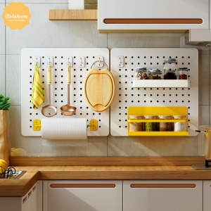 Bảng lỗ Pegboard  khu vực bếp Dola Home