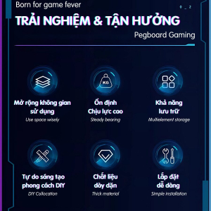 Pegboard Gaming Dola Home - ARCANE 4