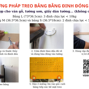 Combo Pegboard máy hút bụi - HB3