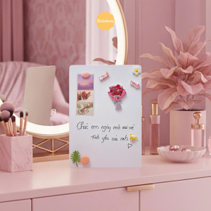 Bảng kim loại màu trắng hiện đại Dola Home