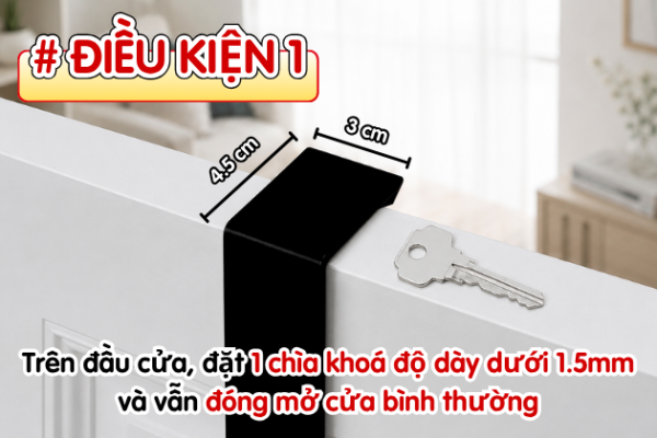 Độ hở ke cửa
