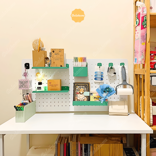 Bảng lỗ Pegboard chân đứng Dola Home - Tổng hợp