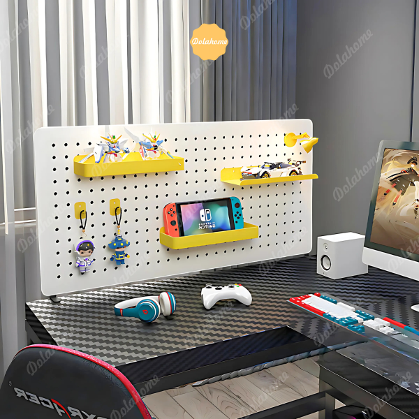 Bảng lỗ Pegboard kẹp bàn Dola Home - Tổng hợp