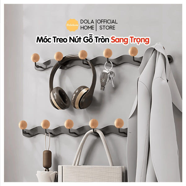 Móc treo lượn sóng nút tròn Dola Home