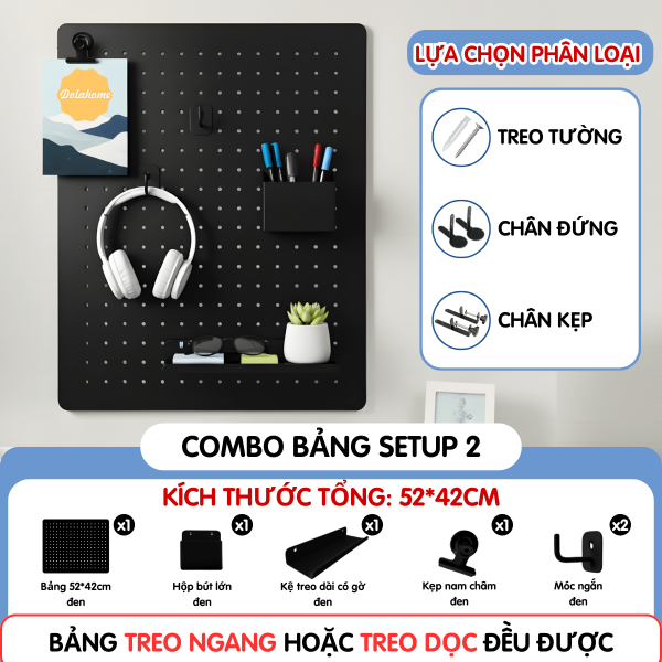 Combo Pegboard 52*42cm - Setup 2