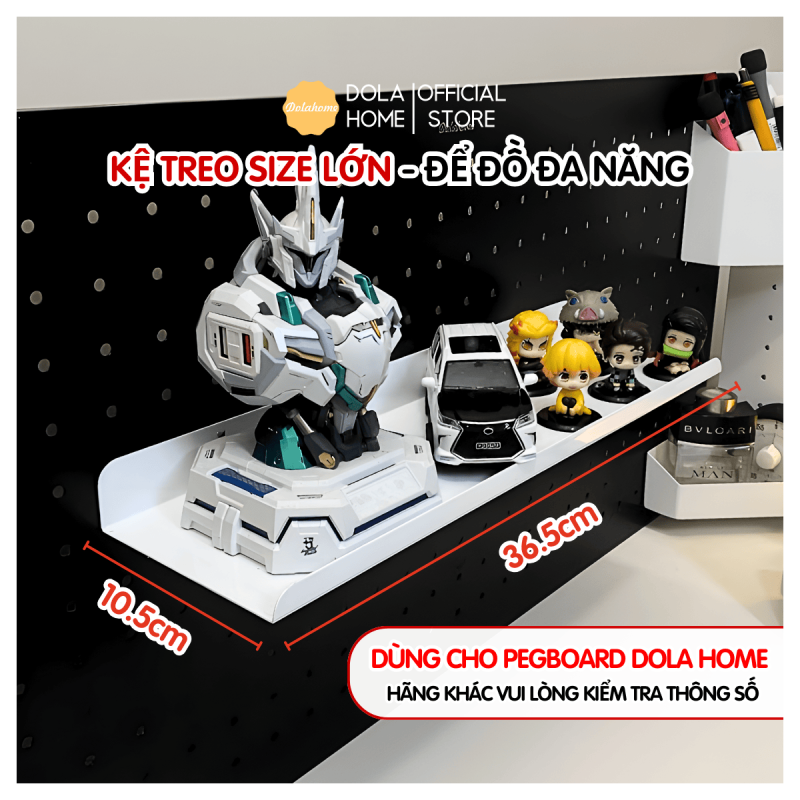 Kệ treo mô hình, dụng cụ | Phụ kiện chỉ dành cho Pegboard Dola Home